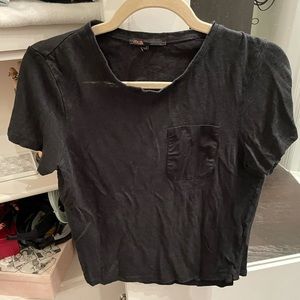 Maje size 2 black tee shirt